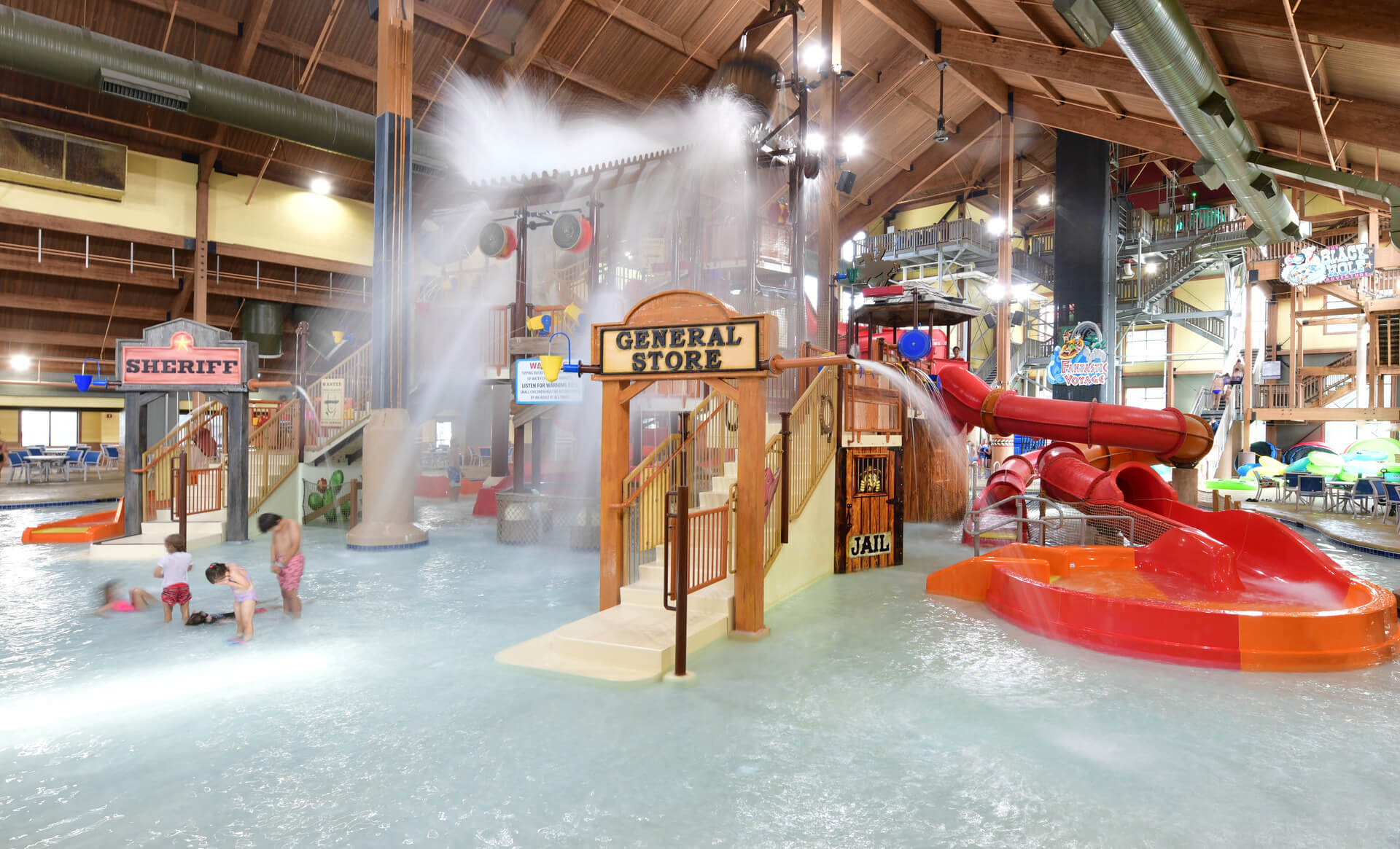Ransak Ridge, the kids' play feature of this park